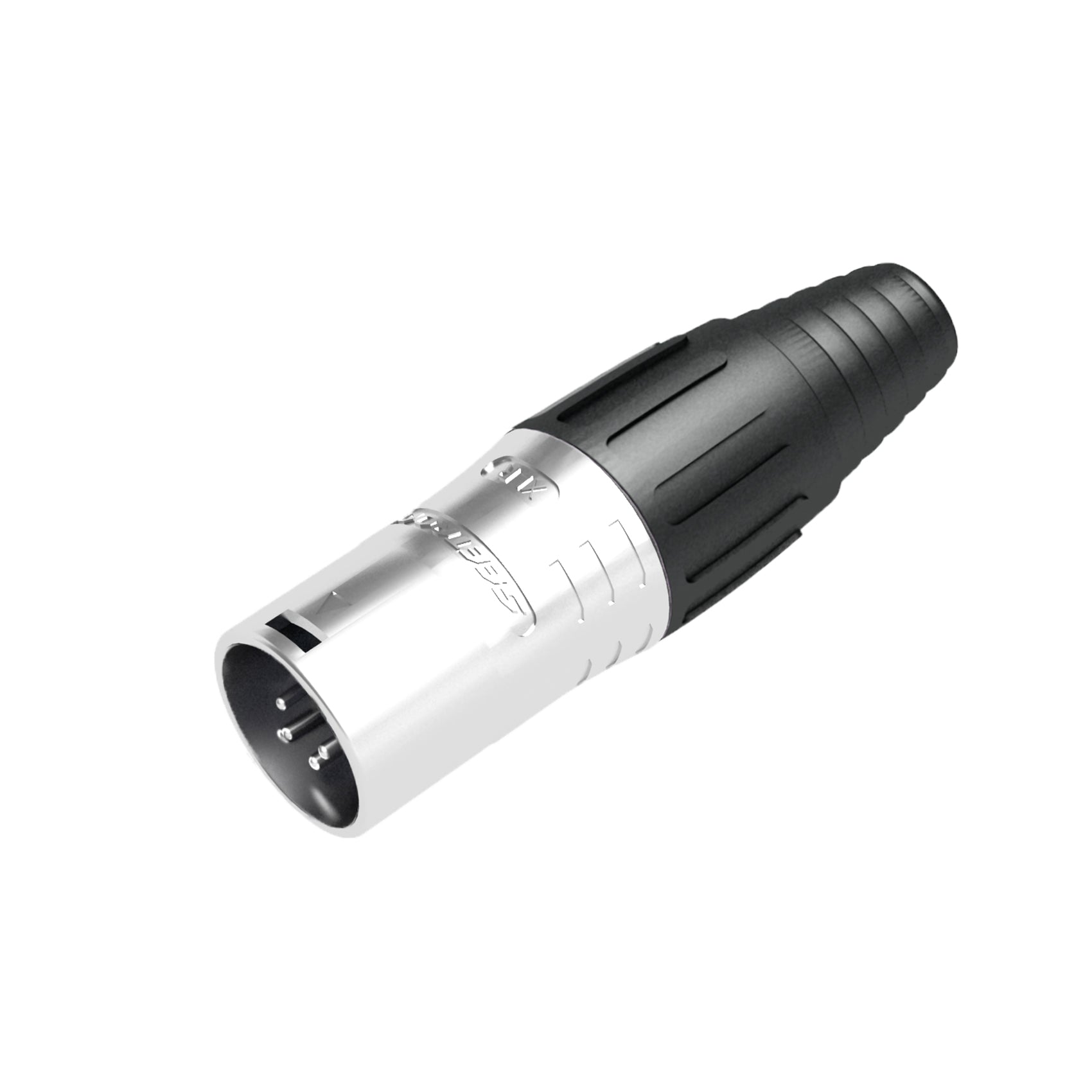 Seetronic - XLR Connector 4-Pin Male Nickel Plated Shell - SCSM4