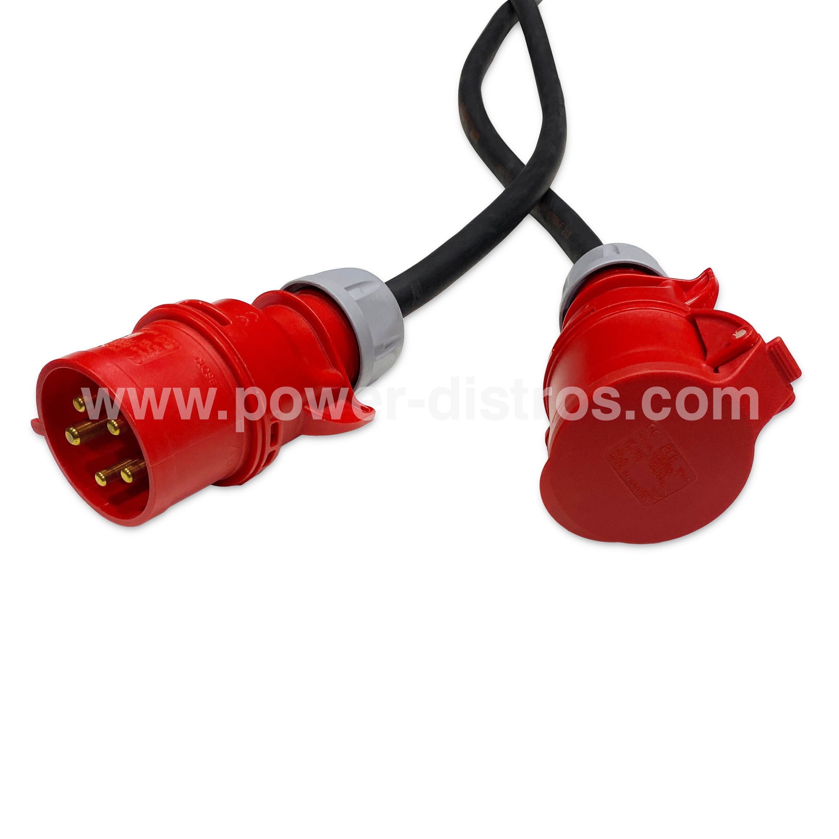 Power Extension Cable - 32A 5P CEE Male to Female