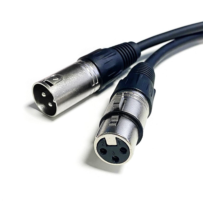 XLR Cable - 3 Pin Male to Female AWG24 for Audio, Microphone - 0.6m-20m