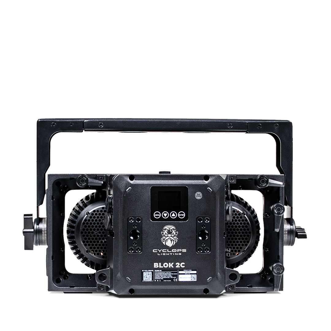 BLOK 2C - 2x400W RGBLA Modular Blinder with White Pixel Lines