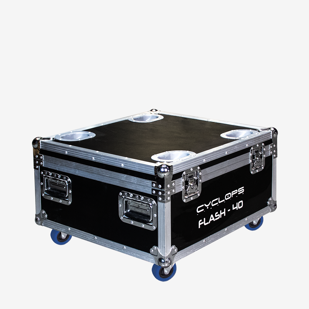 Flight Case - FLASH 40 - 4 Fixtures