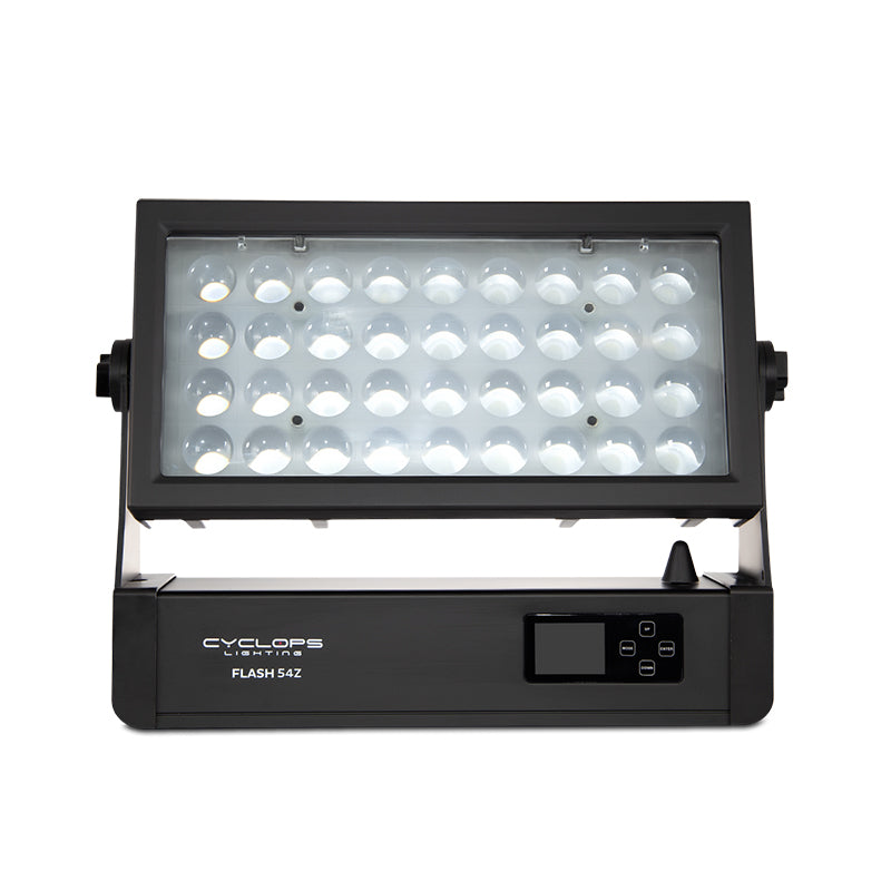 FLASH 54Z - 36x15 watts RGBW Main Lights and 72x0.2 watts RGB Back Lights-Zoom Controlled Wash Light