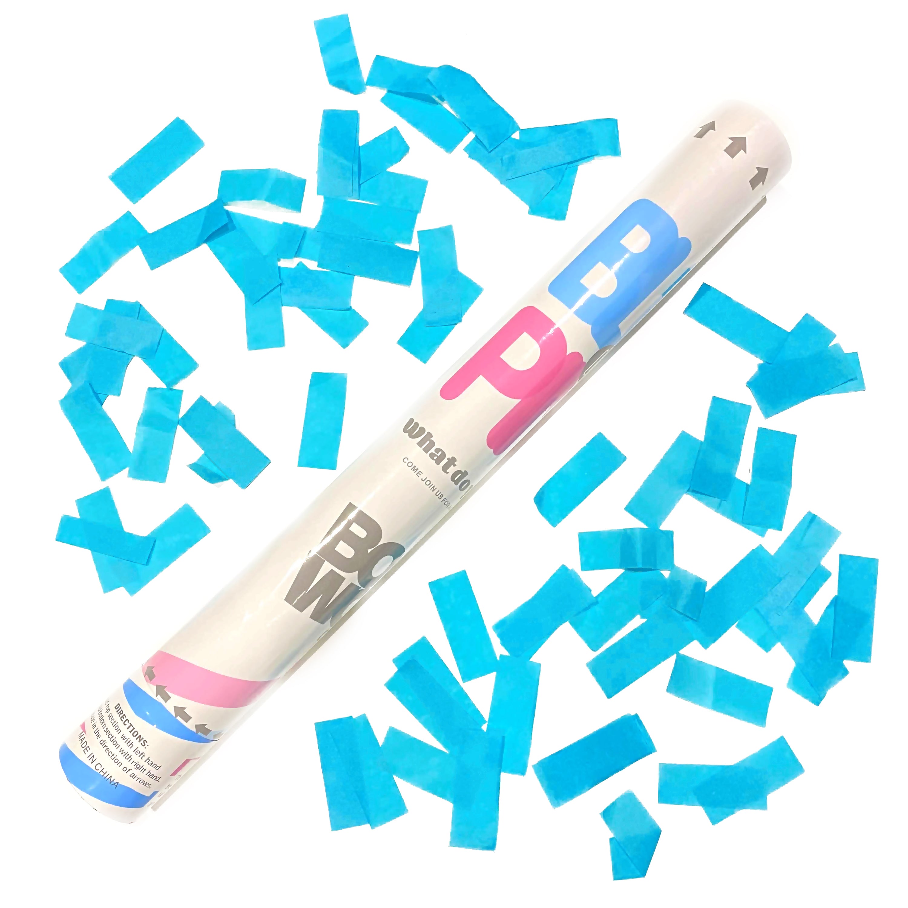 Confetti Twist & Shoot Popper - Gender Reveal