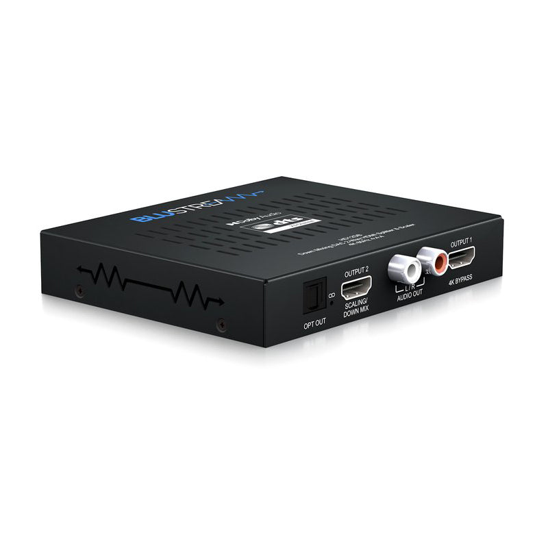 HD12DB - Down Mixing DAC 2-Way HDMI Splitter & Scaler 4K 60Hz 4:4:4