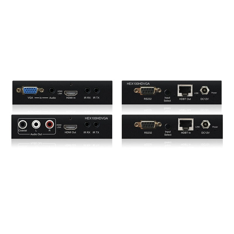 HEX100HDVGA-KIT - 100m HDBaseT™ Extender Set - (4K up to 70m)