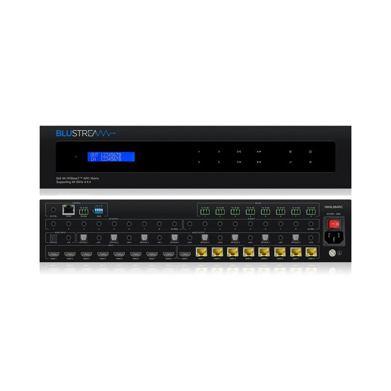 HMXL88ARC - 8x8 HDBaseT™ CSC ARC Matrix
