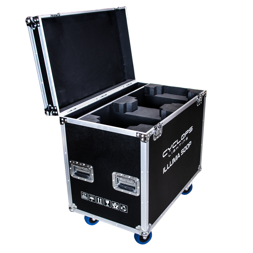 Flight Case - ILLUMA 500P - 2 Fixtures