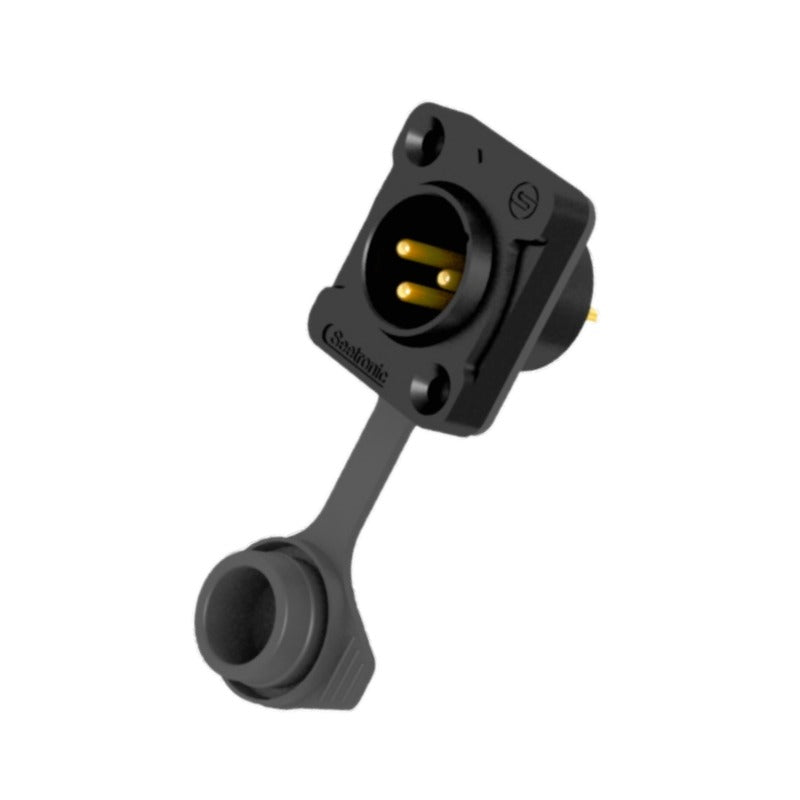 Seetronic - XLR - Chassis Connector 3-Pin Male - J3F2C-W