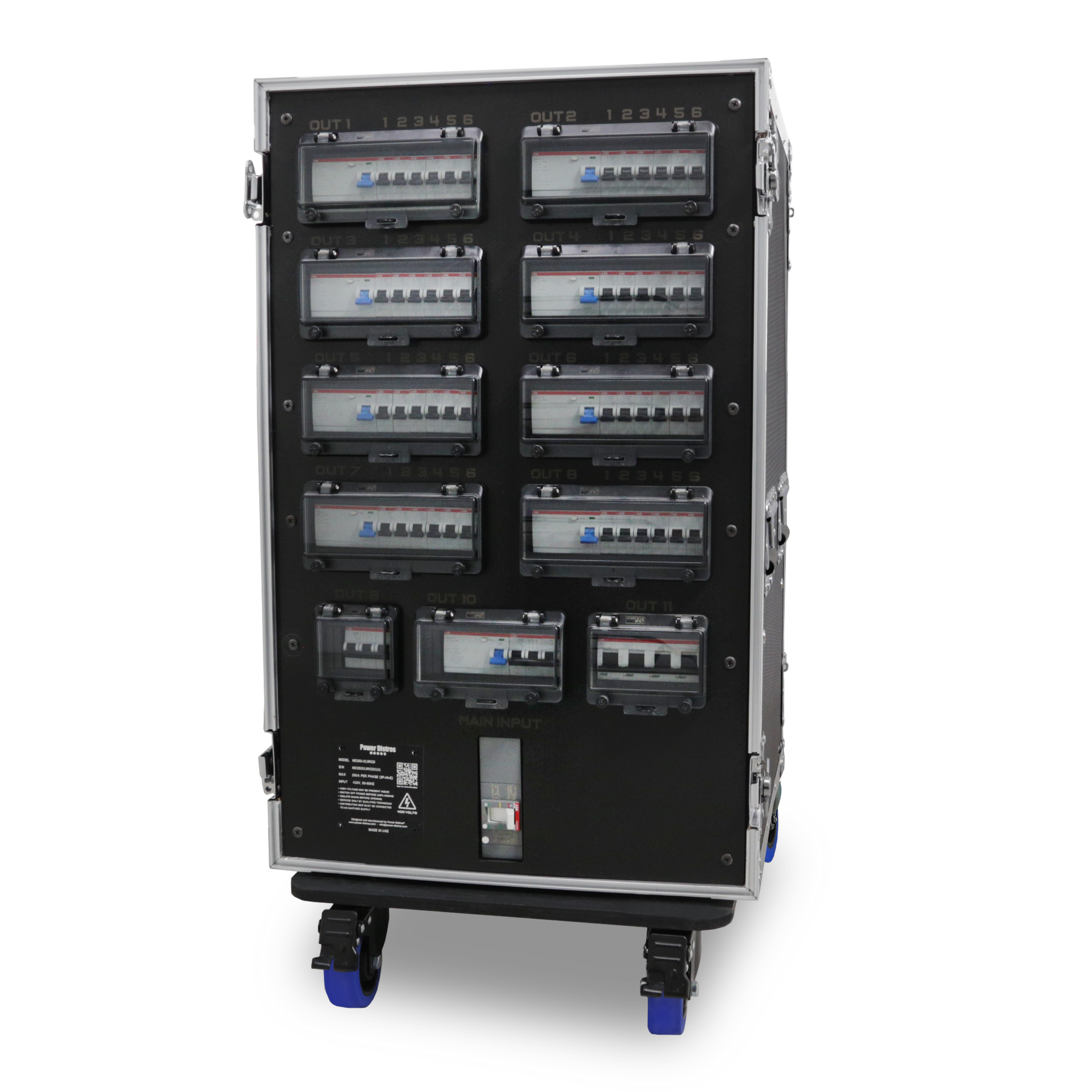 MD250-013RCD - 250A Main Distribution Box - RCD Protection