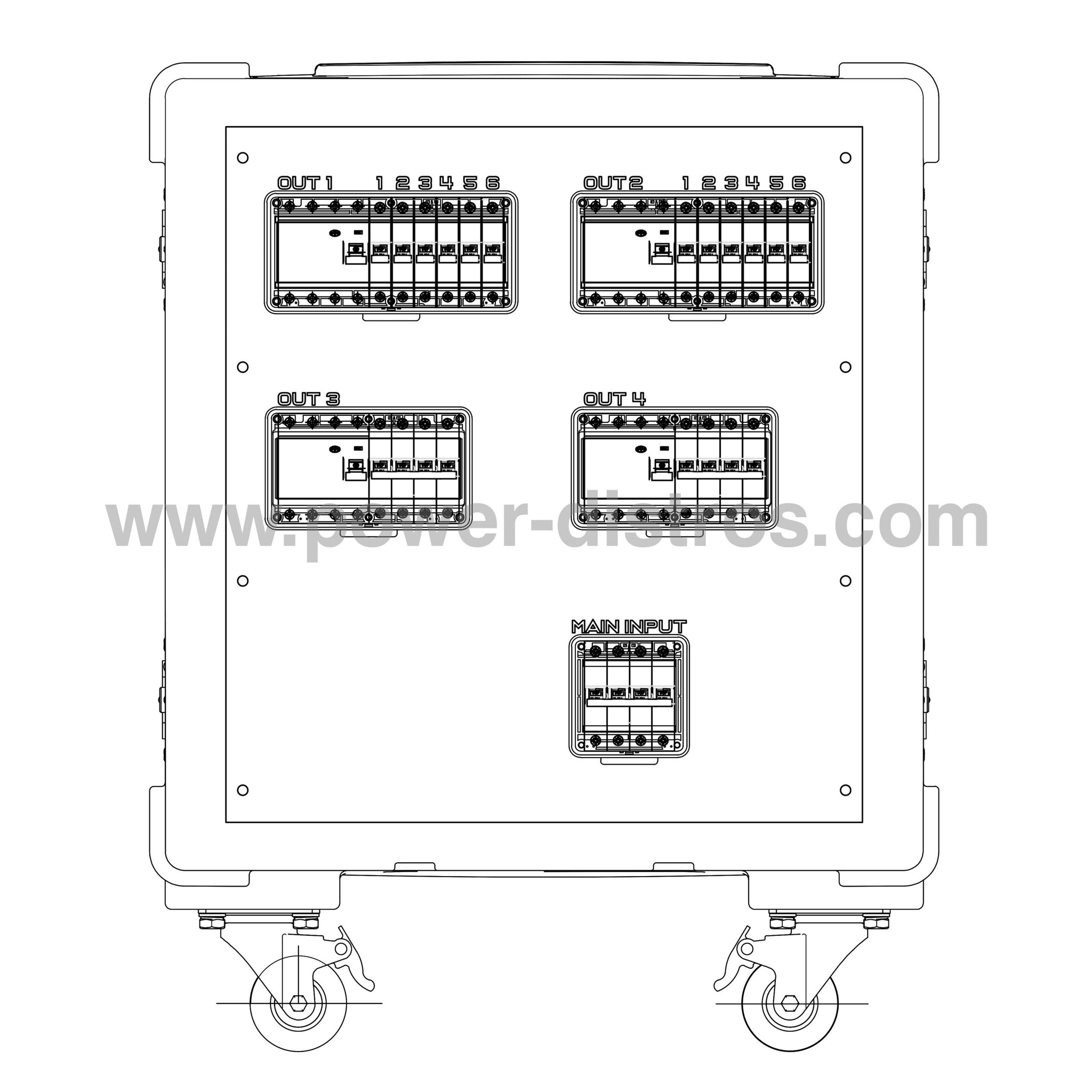 MD63-210RCD - 63A Main Distribution Box - RCD Protection Level