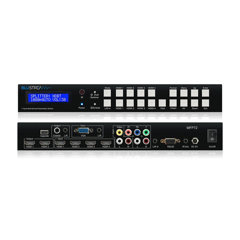 MFP72 - 7 Input Multi-Format Presentation Switch