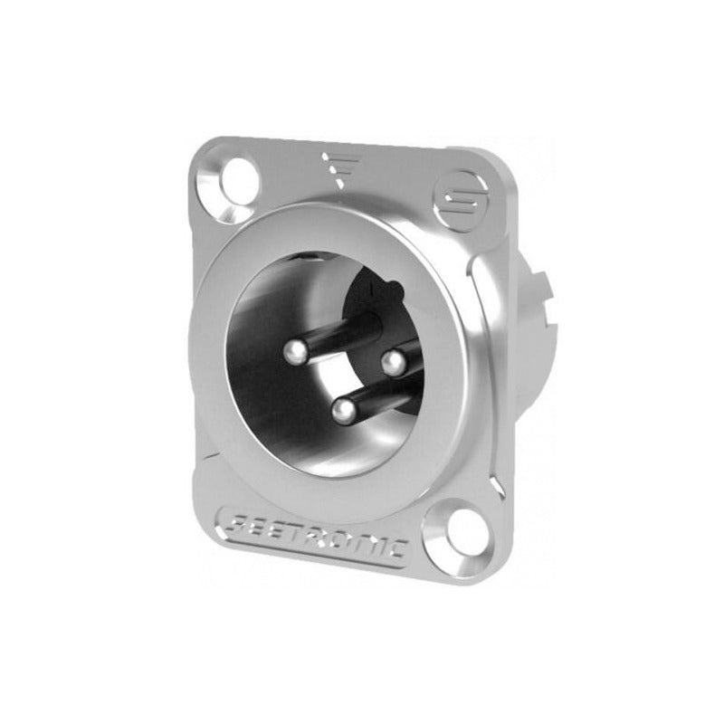 Seetronic - XLR - Chassis Connector 3-Pin Male - MJ3F2C