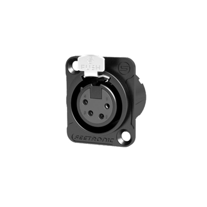 Seetronic - XLR - Chassis Connector 4-Pin Female - MK4F2C