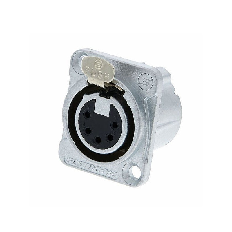 Seetronic - XLR - Chassis Connector 5 Pin Female - MK5F2C