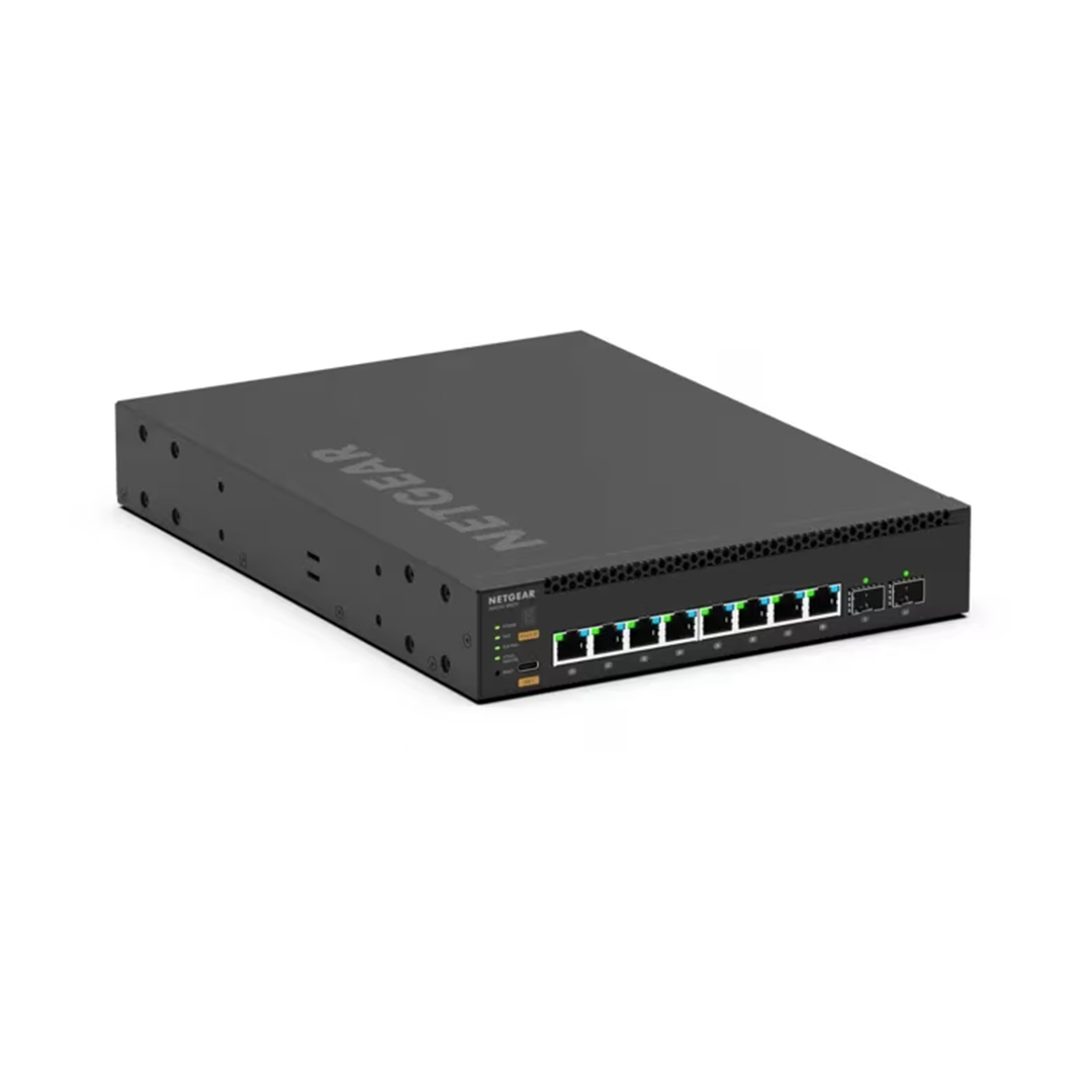 MSM4310 8x2.5G PoE++ (119W base, up to 551W) and 2x25G SFP28 Managed Switch