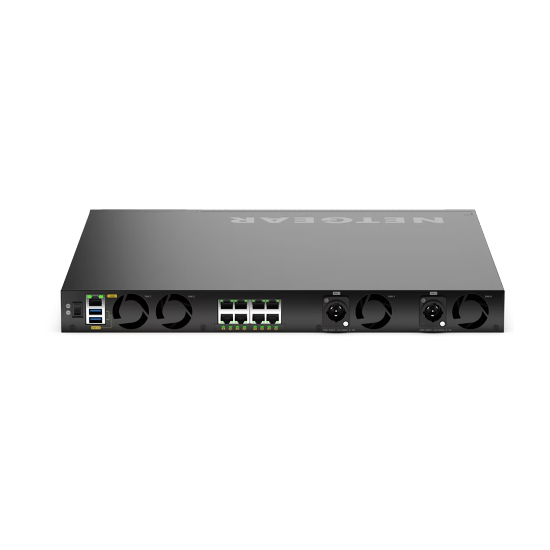 MSM4320 16x 2.5G PoE++ (530W base, up to 1,130W) incl. 8x Neutrik etherCON and 4xSFP28 25G Managed Switch