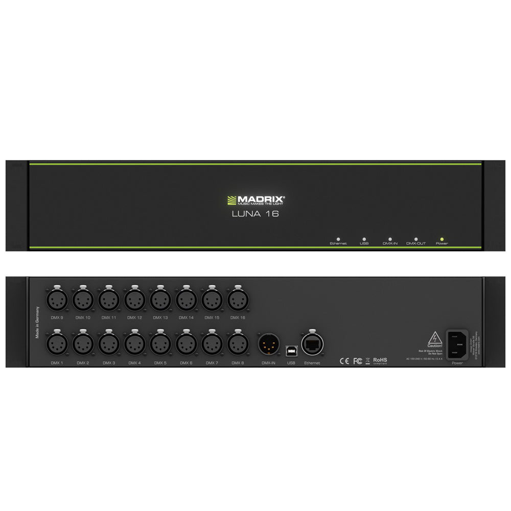 MADRIX LUNA 16 - Rack Mounted DMX Network Node
