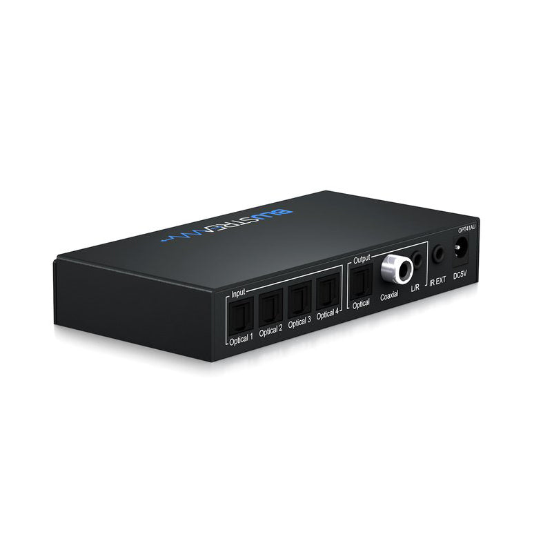 OPT41AU - 4-Way Optical Switch with built-in DAC and Audio Conversion