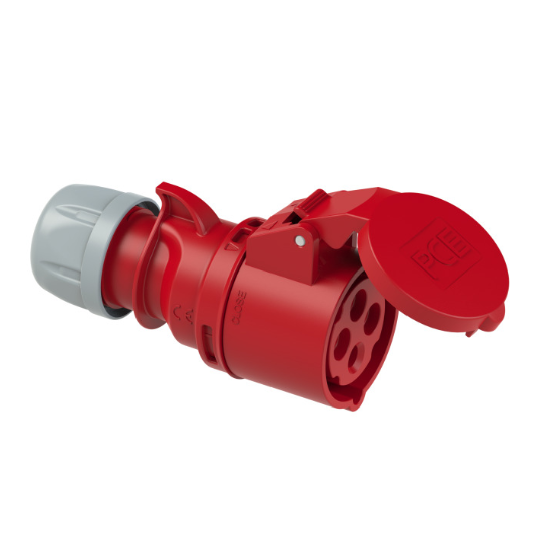 PCE 214-6-CEE-connector 16A 4p 6h IP44 SHARK