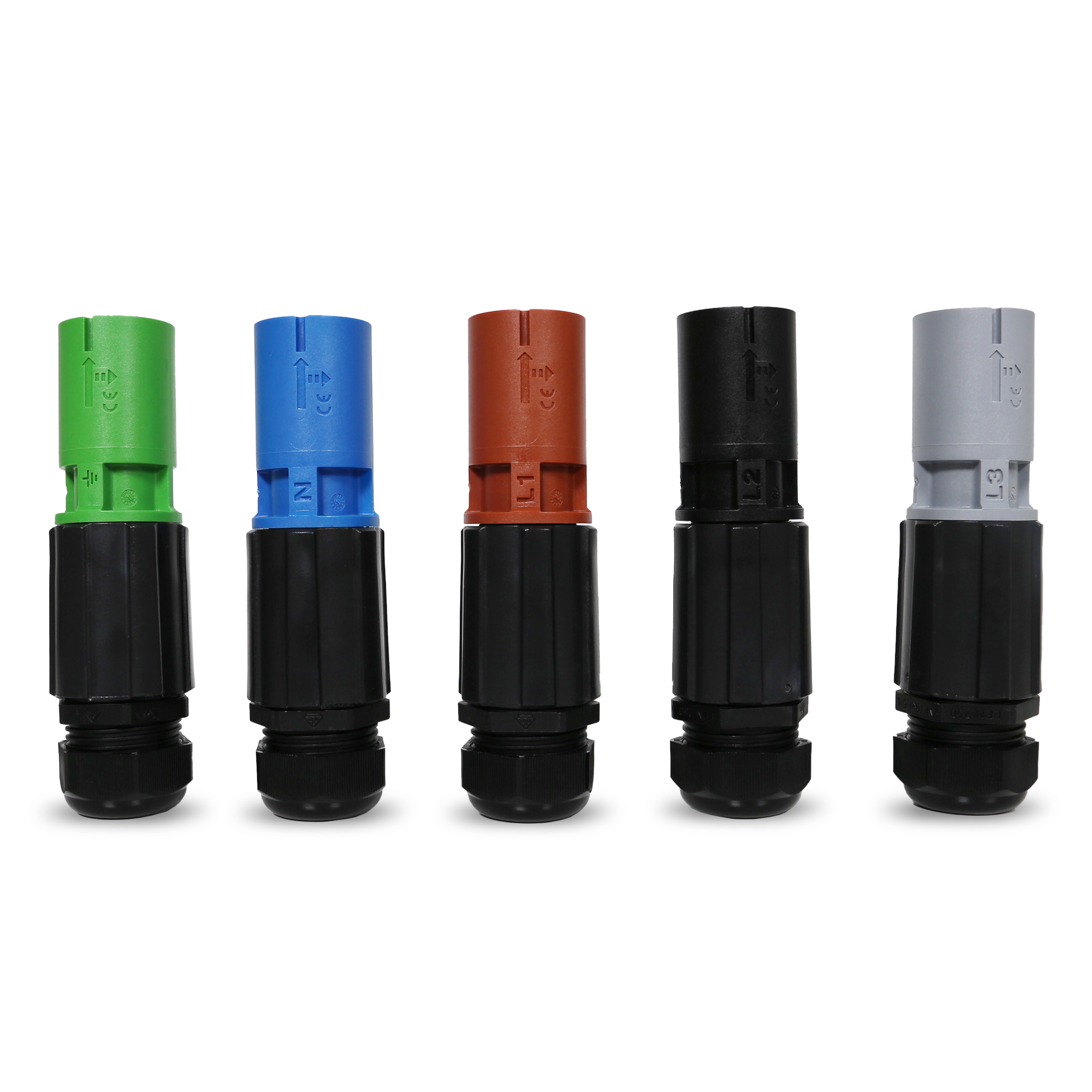Power Lock Set 500A Line Source - Cable Connector