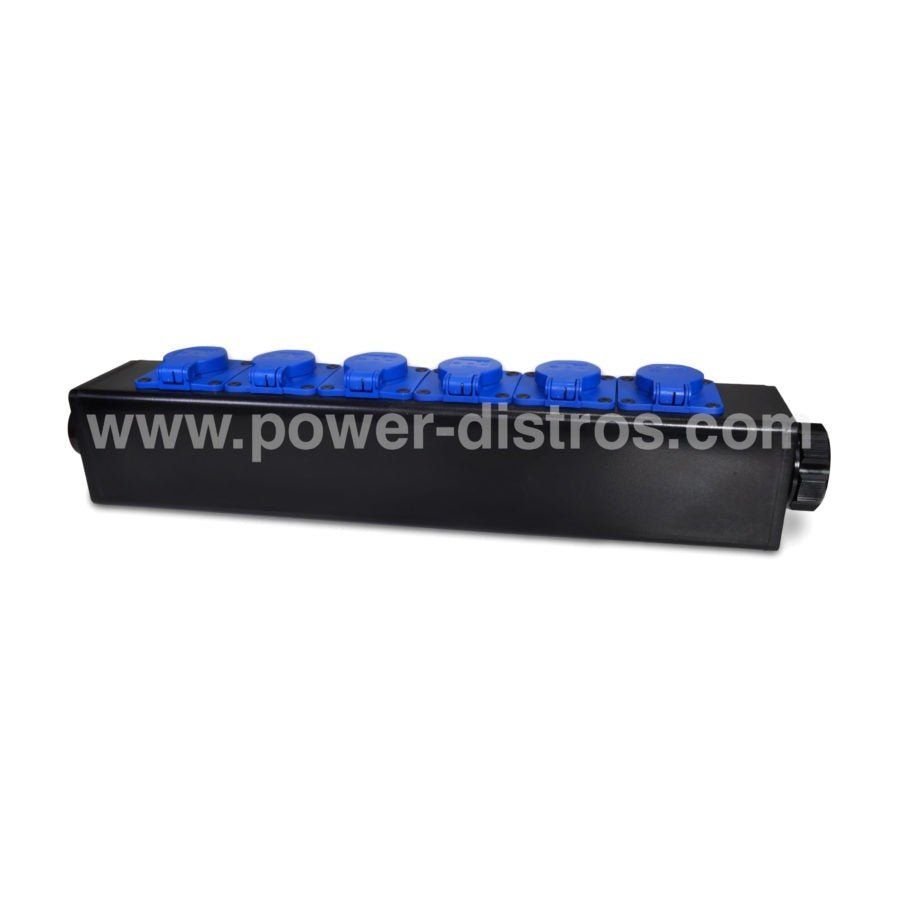 19 Input, 6 x 20amp SHUCKO and 19 Outputs Stage Box - SBSOCA-06S