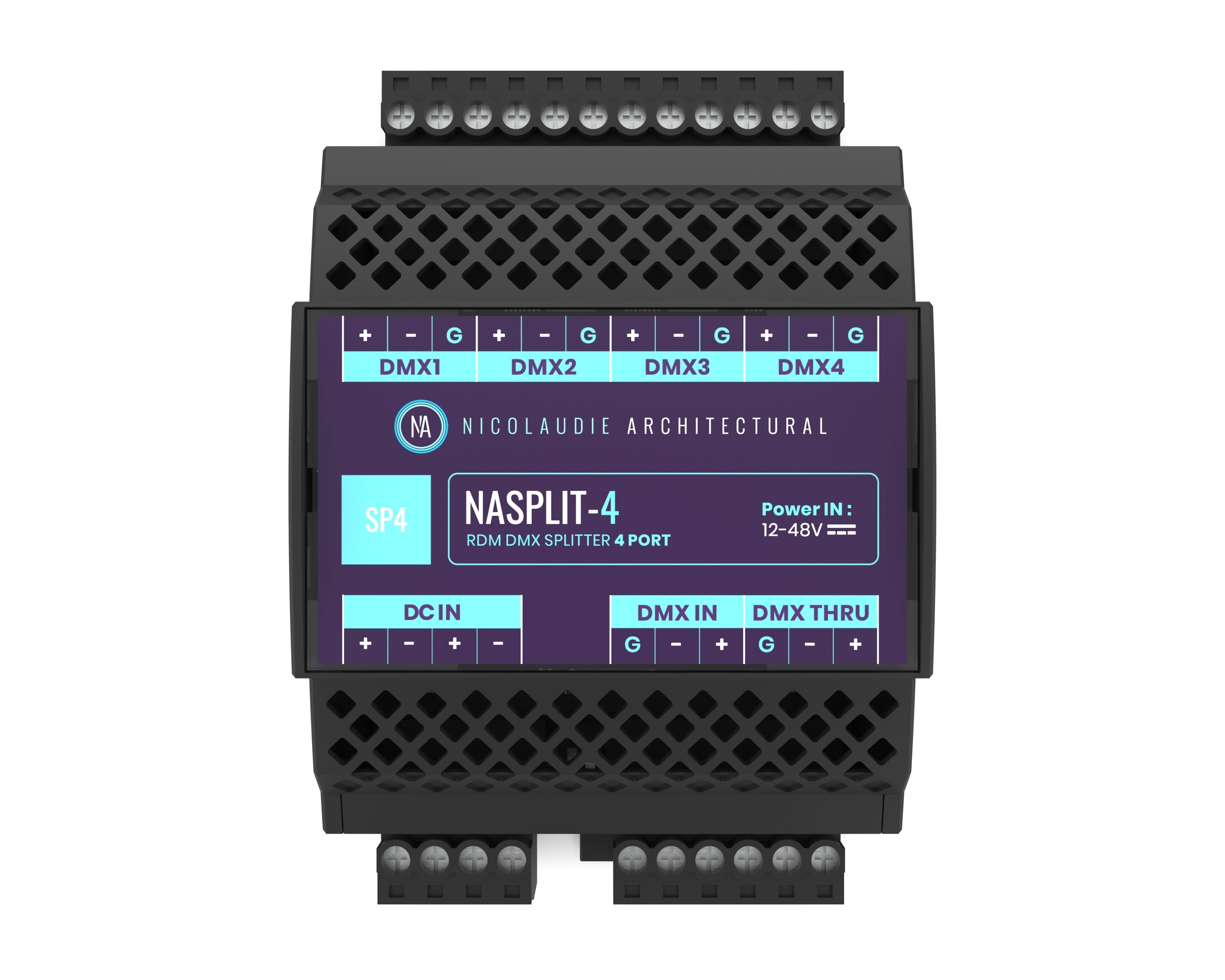 NASPLIT-4 DMX RDM splitter