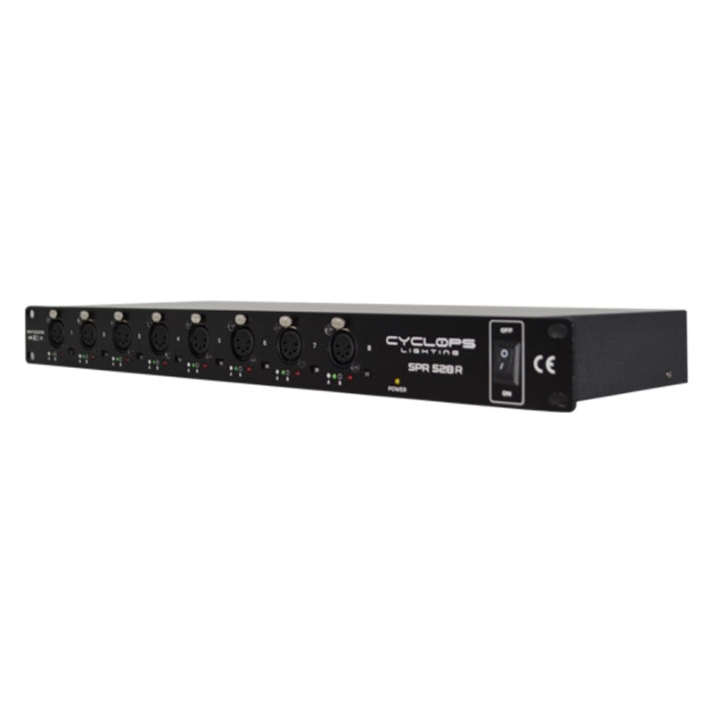 SPR 528R - 5 Pin Rack Mounted RDM/DMX Splitter