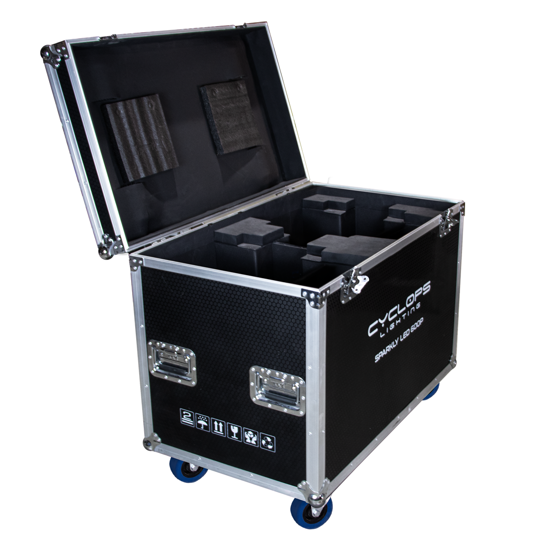 Flight Case - SPARKLY LED 600P - 2 Fixtures
