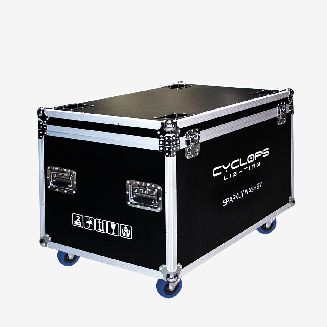 Flight Case - SPARKLY WASH 37 - 4 fixtures