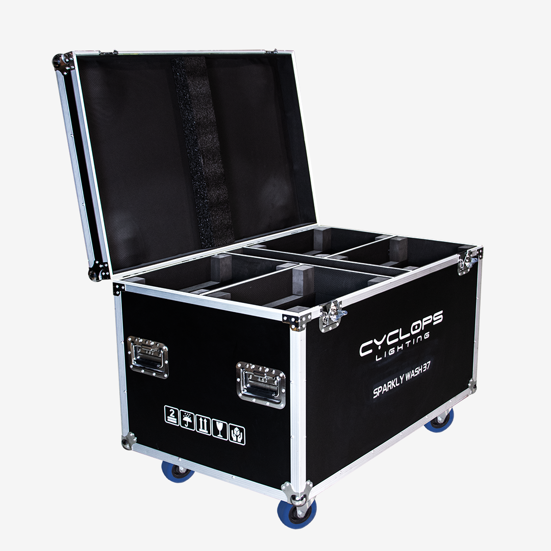 Flight Case - SPARKLY WASH 37 - 4 fixtures