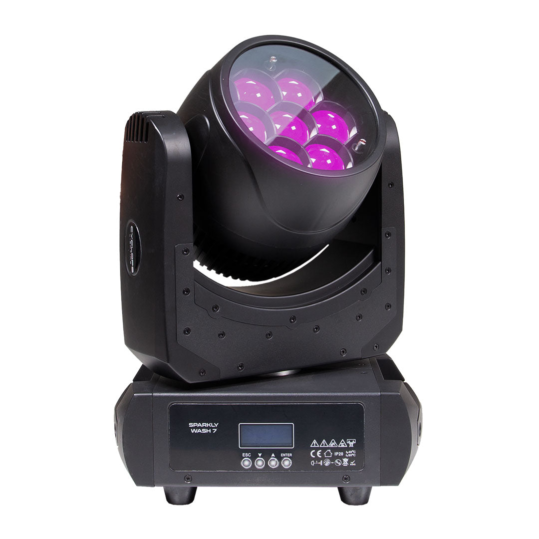 SPARKLY WASH 7 - 7x15W RGBW LED Wash Moving Head