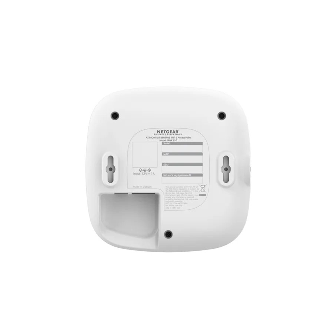 WAX210 - NETGEAR WiFi 6 AX1800 Dual-band Access Point with Gigabit PoE