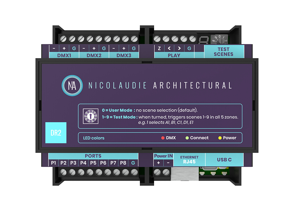 DINA-DR2-LITE lighting controller