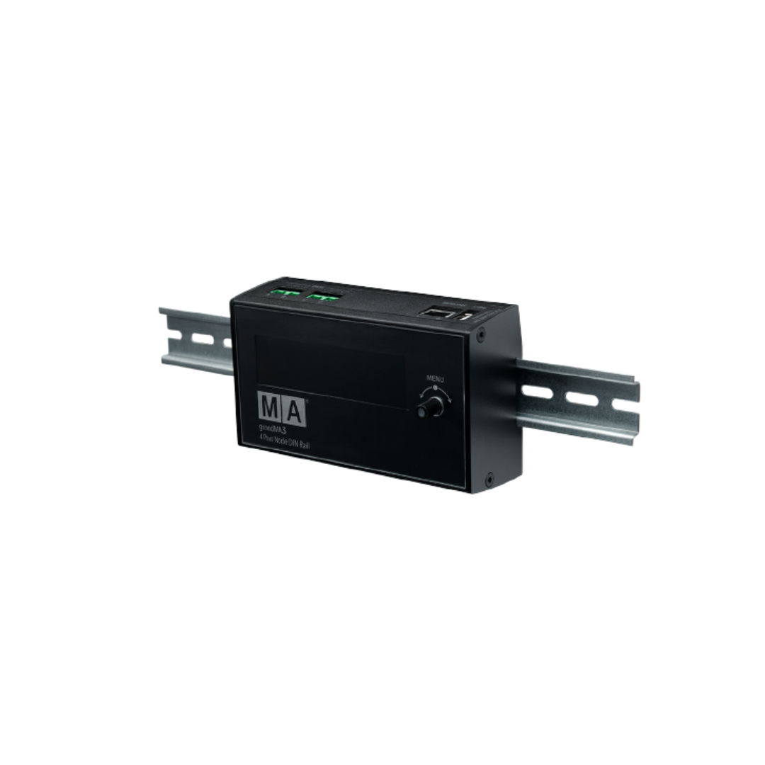 MA Lighting grandMA3 4Port Node DIN-Rail