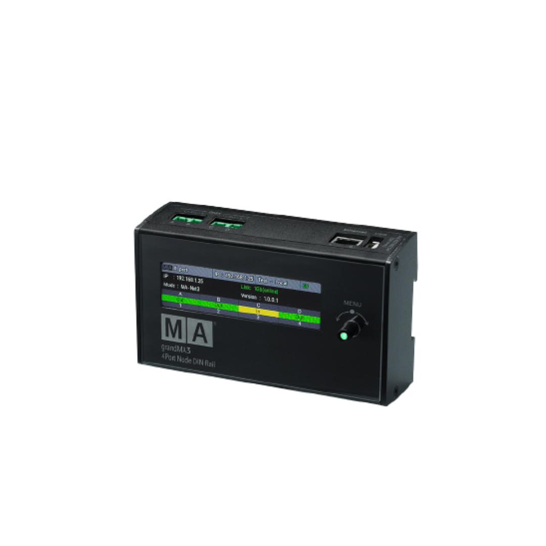 MA Lighting grandMA3 4Port Node DIN-Rail