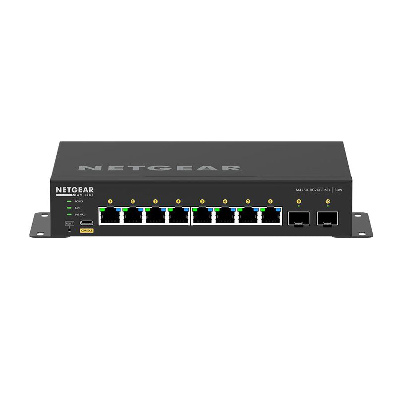 AV Line M4250-8G2XF-PoE+ - 8x1G PoE+ 220W and 2xSFP+ Managed Switch