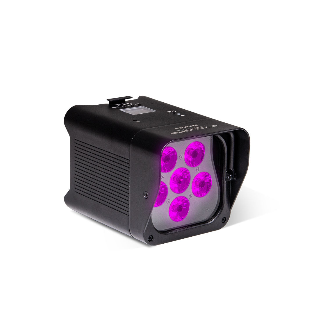 BAT 606-II - 6x10 watts, RGBWA+UV LED Battery PAR