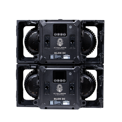 BLOK 2C - 2x400W RGBLA Modular Blinder with White Pixel Lines