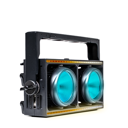 BLOK 2C - 2x400W RGBLA Modular Blinder with White Pixel Lines