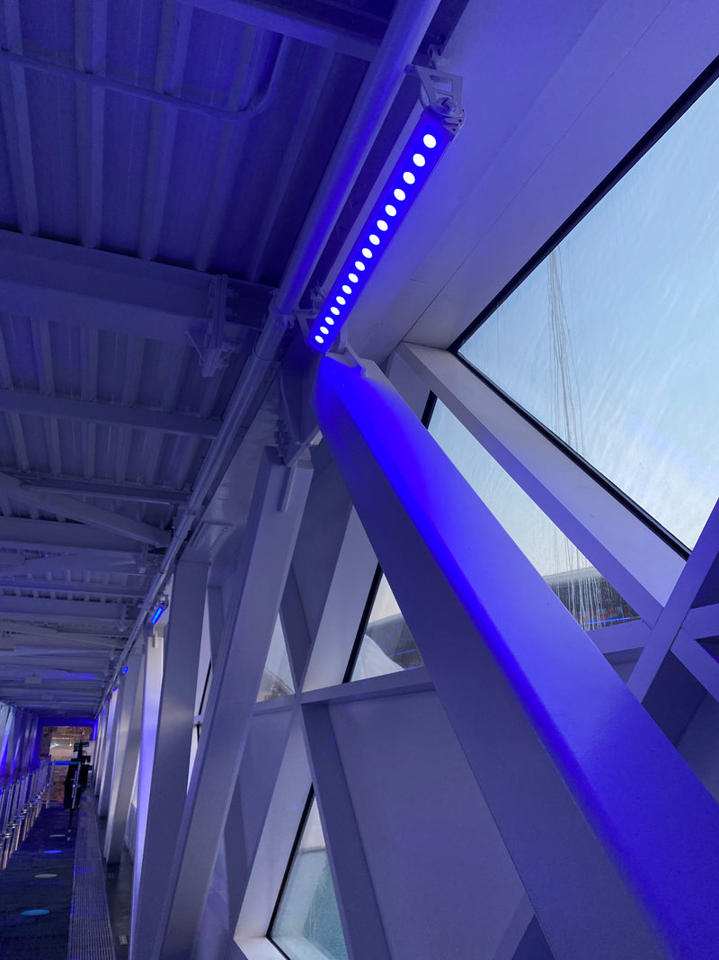 Slider image for The world's biggest skydiving chamber gets lit up with Cyclops Lighting and Madrix