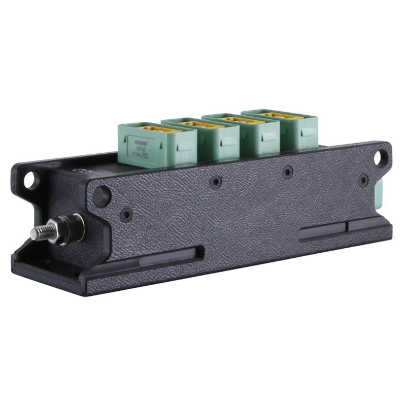 cPot strip - 1 x M8 screw connection, 5x cPot male IN/OUT - CP-BVB5-R