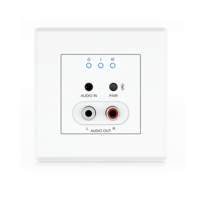 DA11ABL-WP-V2-EU - Bluetooth & Analogue Audio Dante® Wall Plate EU