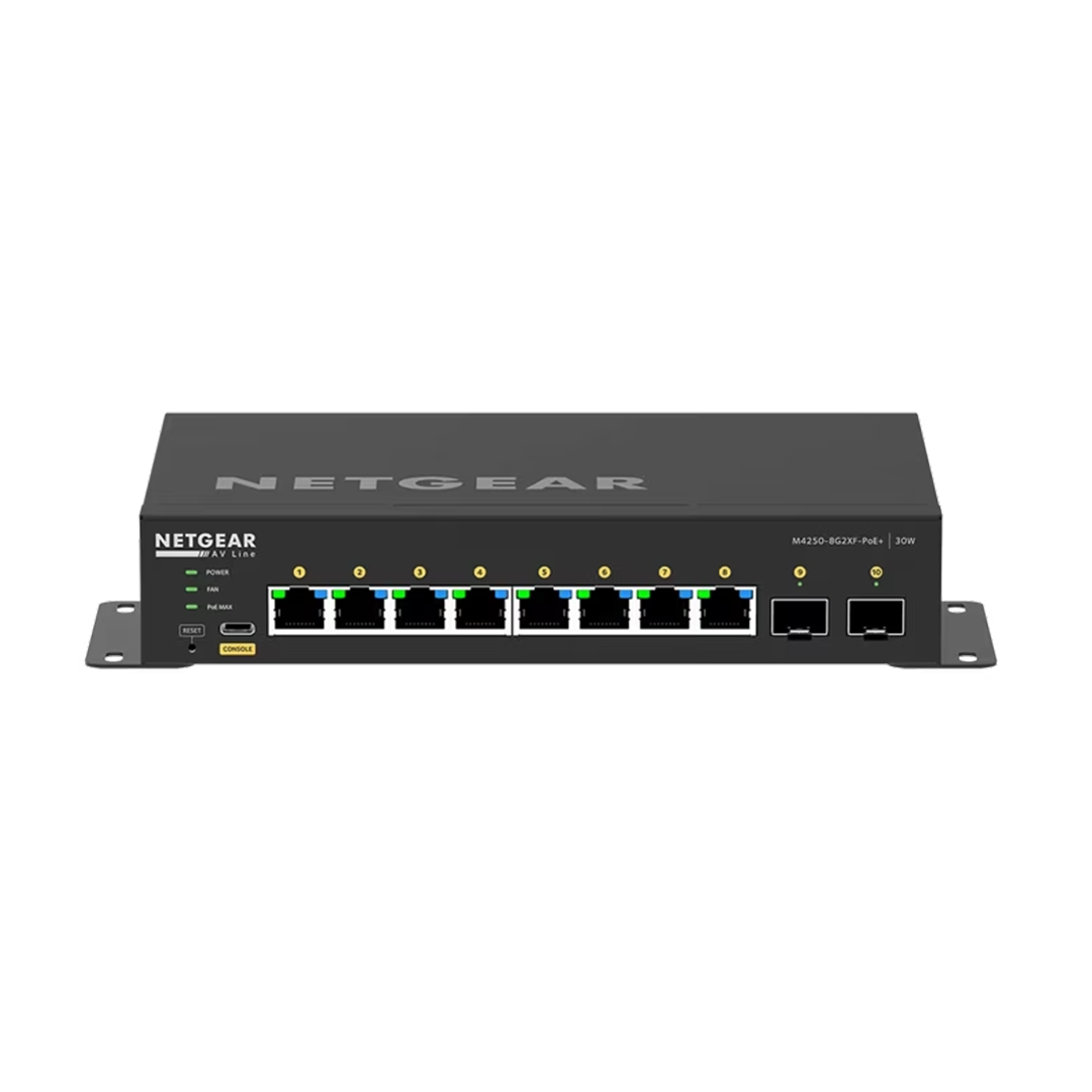 AV Line GSM4210PX  8x1G PoE+ 220W and 2xSFP+ Managed Switch
