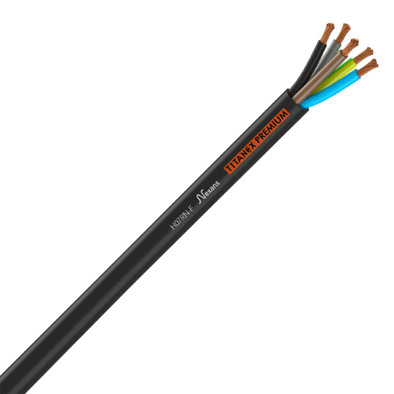 H07RN-F TITANEX 5G25 - Industrial Flexible Rubber Cable, 5 Core x 25mm2