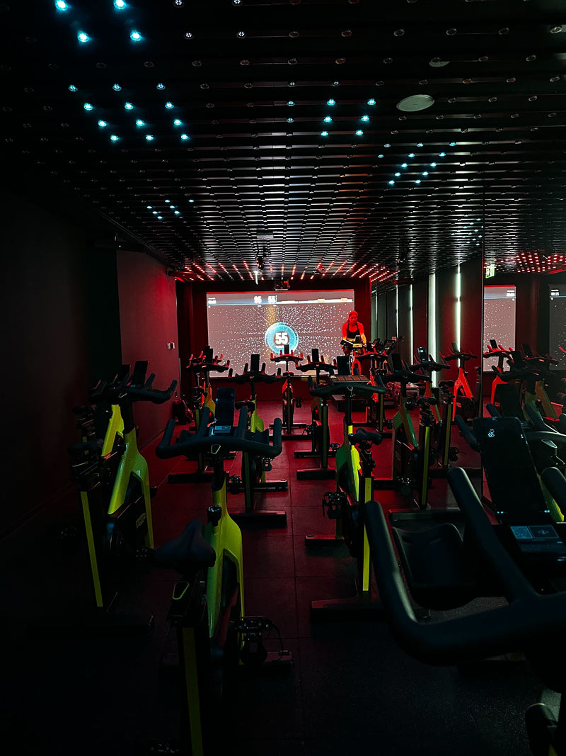 Slider image for Immersive Fitness: Siro Cycling Gym’s AV Symphony.