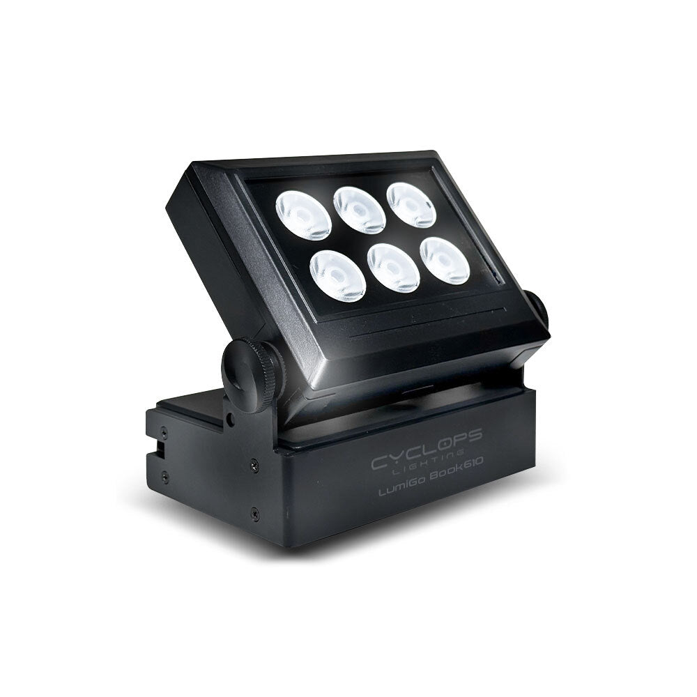 LumiGo™ BOOK610 - Battery-Operated Outdoor LED Wash with CRMX and APP Control