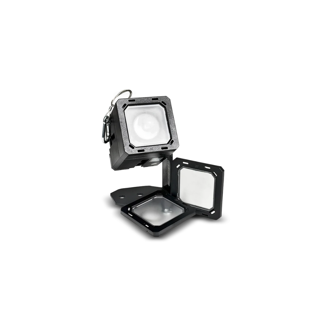LumiGo™ CUBE120 - Battery-Operated Outdoor LED spotlight with CRMX and APP Control