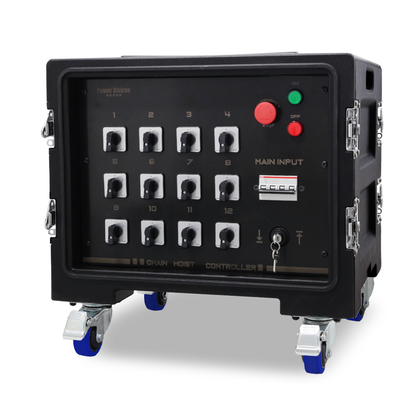MC12-8UBK - Manual Chain Hoist Controller - 12 Channels