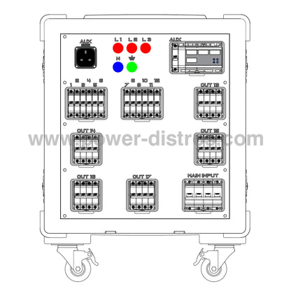 MD125-120MCB – 125A Main Distribution Box – MCB Protection
