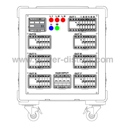 MD125-150RCD - 125A Main Distribution Box - RCD Protection